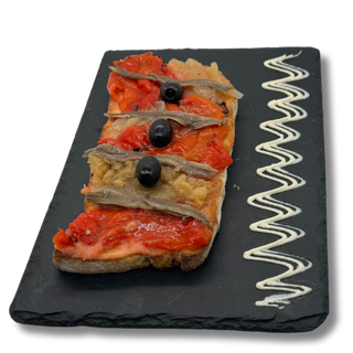 Llesca De Escalivada Y Anchoas