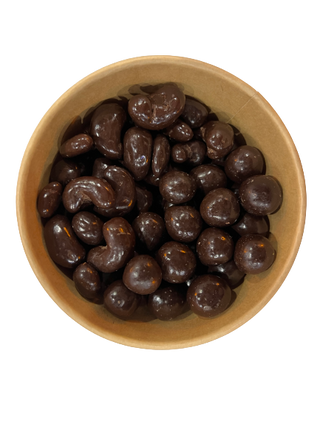 Mix de frutos secos con chocolate negro.
