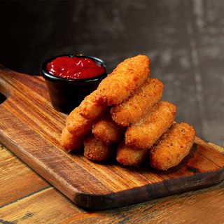 Sticks de queso mozzarella rebozados