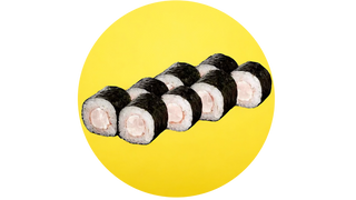 Hosomaki z krewetkami