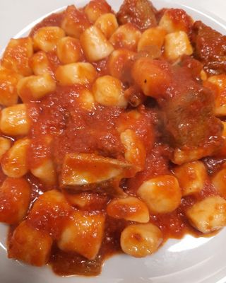 Gnocchi al sugo di pecora