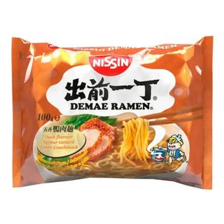 Fideos instantáneos Nissin Demae Ramen sabor pato (100 gr)