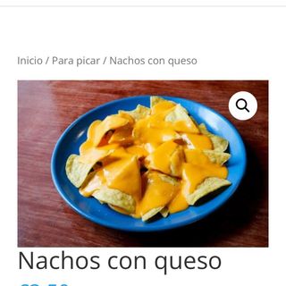 96 Nachos Con Queso 
