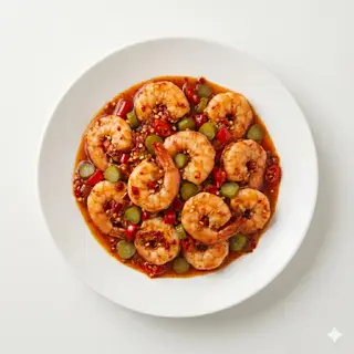 Gambas Con Chile De Lima