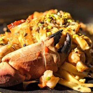 Fettuccine con granchio