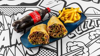 Tortilla menu pomfrit + piće