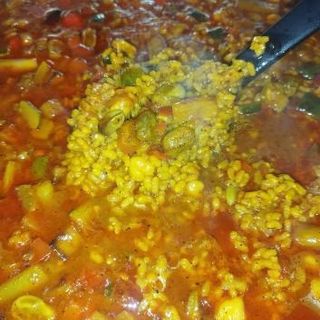 Arroz meloso huertano