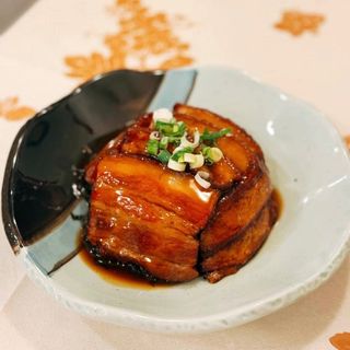 Pancetta con taro al vapore
