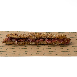 Flauta de jamón ibérico y tomate