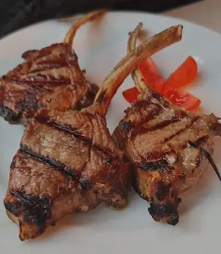 Costeletas de Borrego Grelhadas