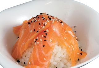 66. Chirashi salmon