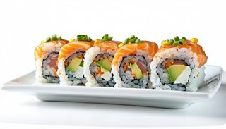 Uramaki black salmon - 4 pezzi