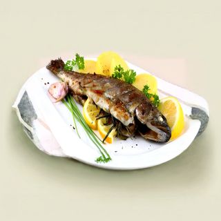 კალმახი შემწვარი