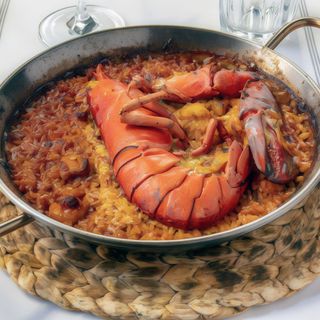 Arroz con bogavante.