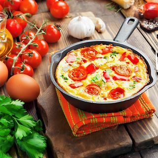 Омлет с овощами