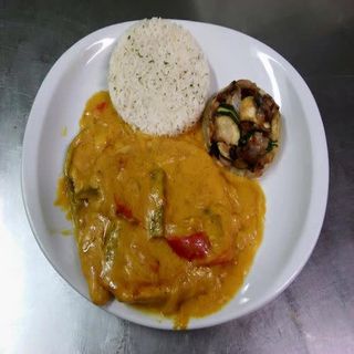 Pechuga Pollo Curry
