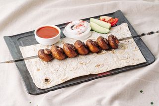 Шашлык из шампиньонов