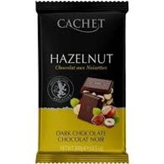 Шоколад Cachet Чорний З Лісовим Горіхом (300г)