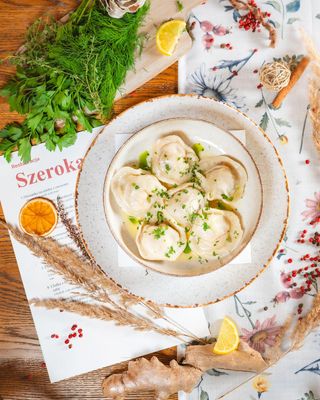 Pielmieni z farszem mięsnym