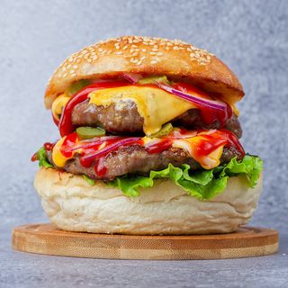 Dupli burger Kauboj