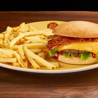 Bacon Cheddar Burger (Gluten Free )