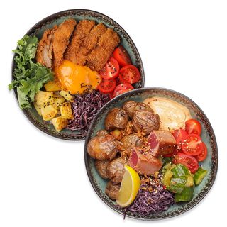 Боул з тунцем теріякі + Гаваї боул