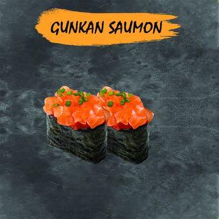 Sushi Gunkan Saumon (2pcs )