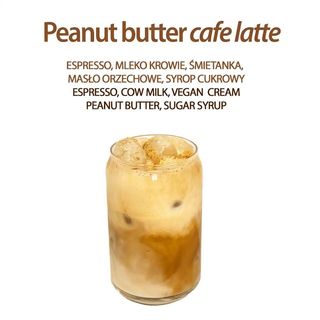 Peanut butter iced cafe latte can