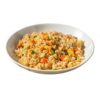 Arroz Frito Con Huevo Y Guisante