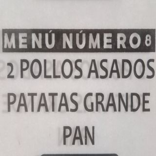 Menú N° 8