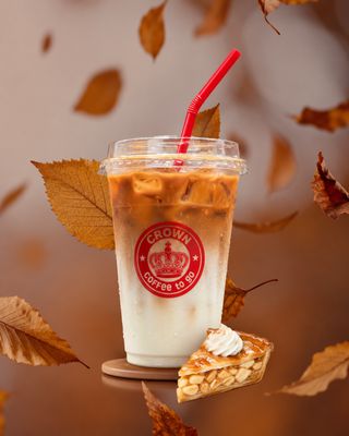 Iced Apple Pie Latte  16 OZ