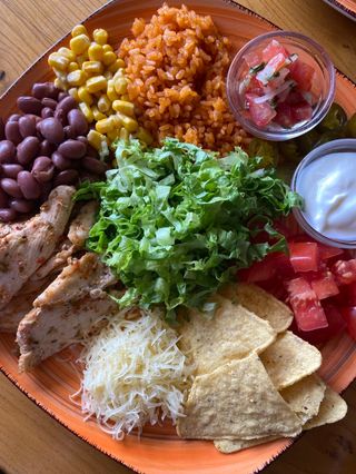 Чикен фахита боул