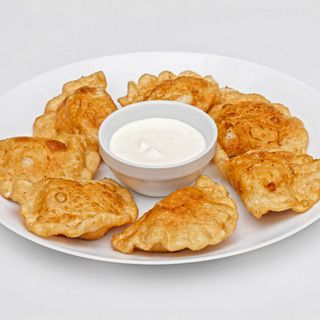 Chrupiące pierogi ruskie