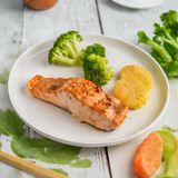 Сьомга филе на плоча  200 гр.