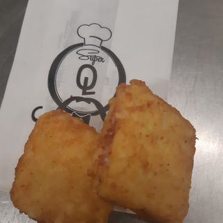 Quadretti patate mozzarella e cotto