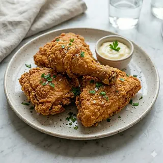 Tapa De Pollo Frito Halal