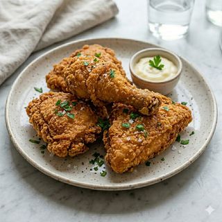 Tapa De Pollo Frito Halal