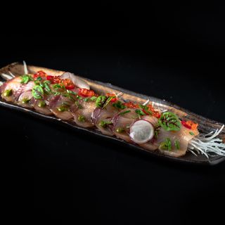 Hamachi to ginger ponzu