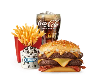 Menú Completo McExtreme Bacon Doble 