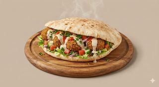 Panino falafel