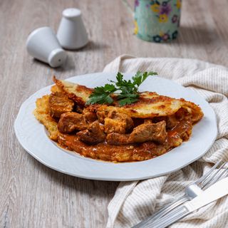 Placek ziemniaczany po węgiersku