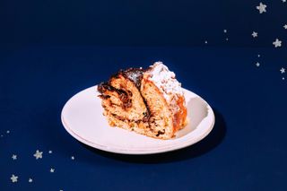  Fatia Bolo escangalhado chocolate fatia