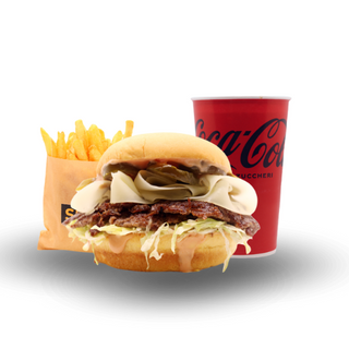 SUPER HOT SBERLA + PATATINE E BIBITA