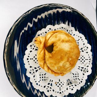 Pizza cinese con carne