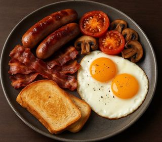 Desayuno inglés clásico