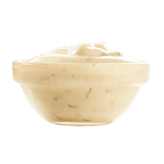 Sos czosnkowy w pojemniczku