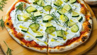 Пица с тиквички (40см)