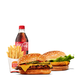 King Ahorro Menú Cheeseburger o Chicken Burger