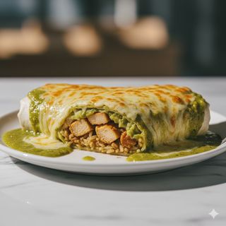 Burrito suizo verde