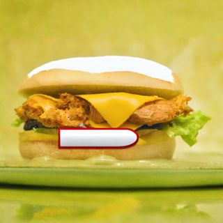 Grill chicken baguette